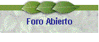 Foro Abierto