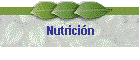 Nutrici&oacute;n